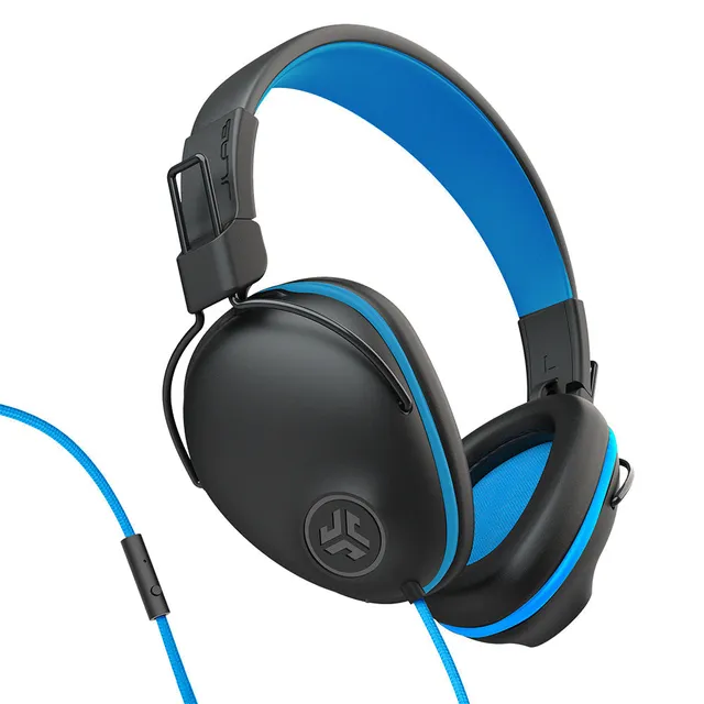 jlab-jbuddies-pro-wired-over-ear-kids-headphone-blue image 1