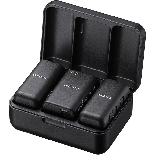 sony-ecm-w3-sistema-de-micr-fono-inal-mbrico-dual-con-estuche-de-carga-negro image 1