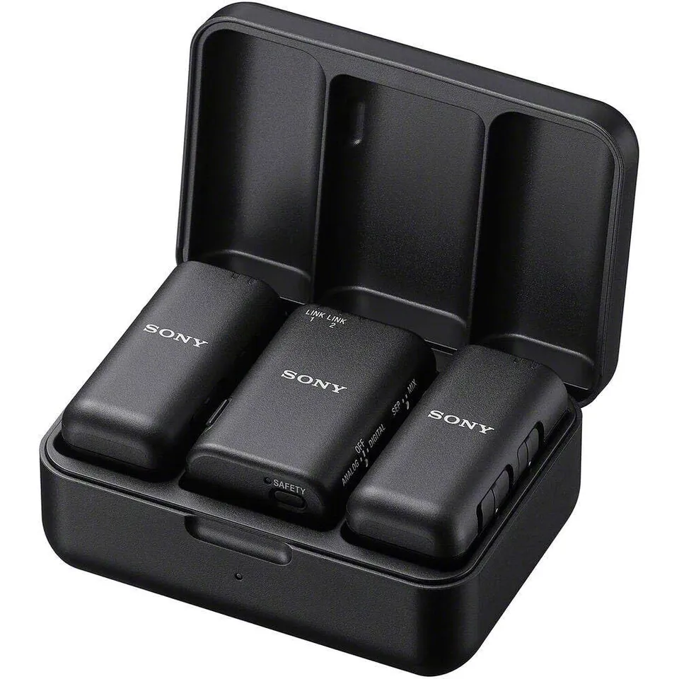 sony-ecm-w3-sistema-de-micr-fono-inal-mbrico-dual-con-estuche-de-carga-negro image 1