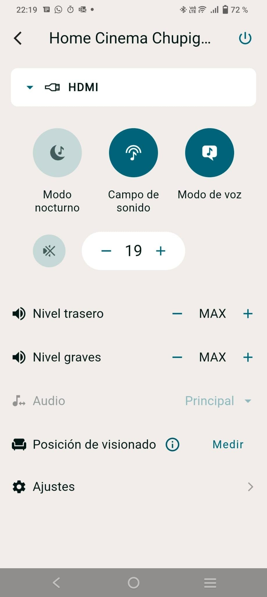 Bien, pero no para mí