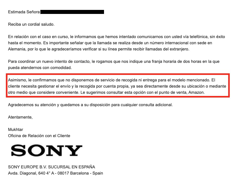 Problemas de conexión