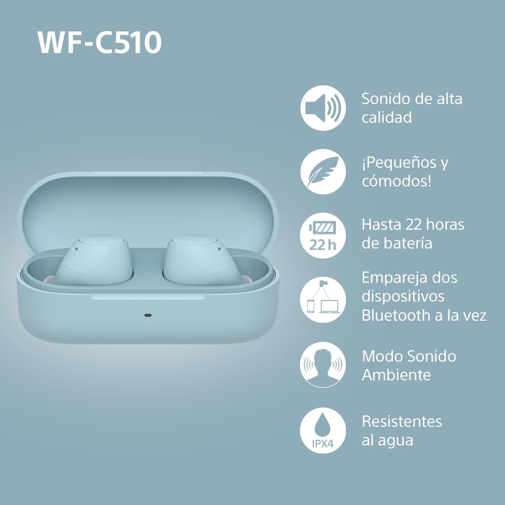 sony-wf-c510-auriculares-inal-mbricos-bluetooth-peque-os-y-ligeros-conexi-n-mult image 3
