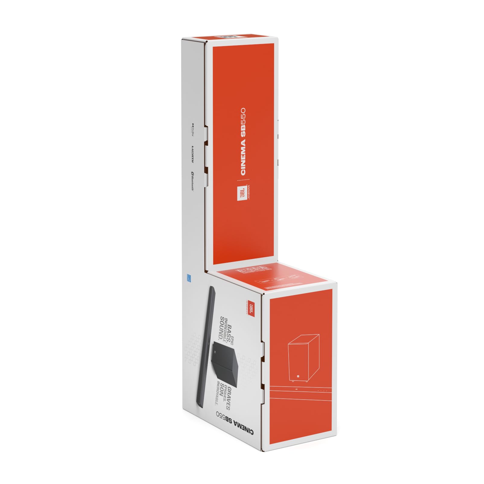 jbl-cinema-sb-550-barra-de-sonido-3-1-canales-con-subwoofer-incorporado-250w image 7