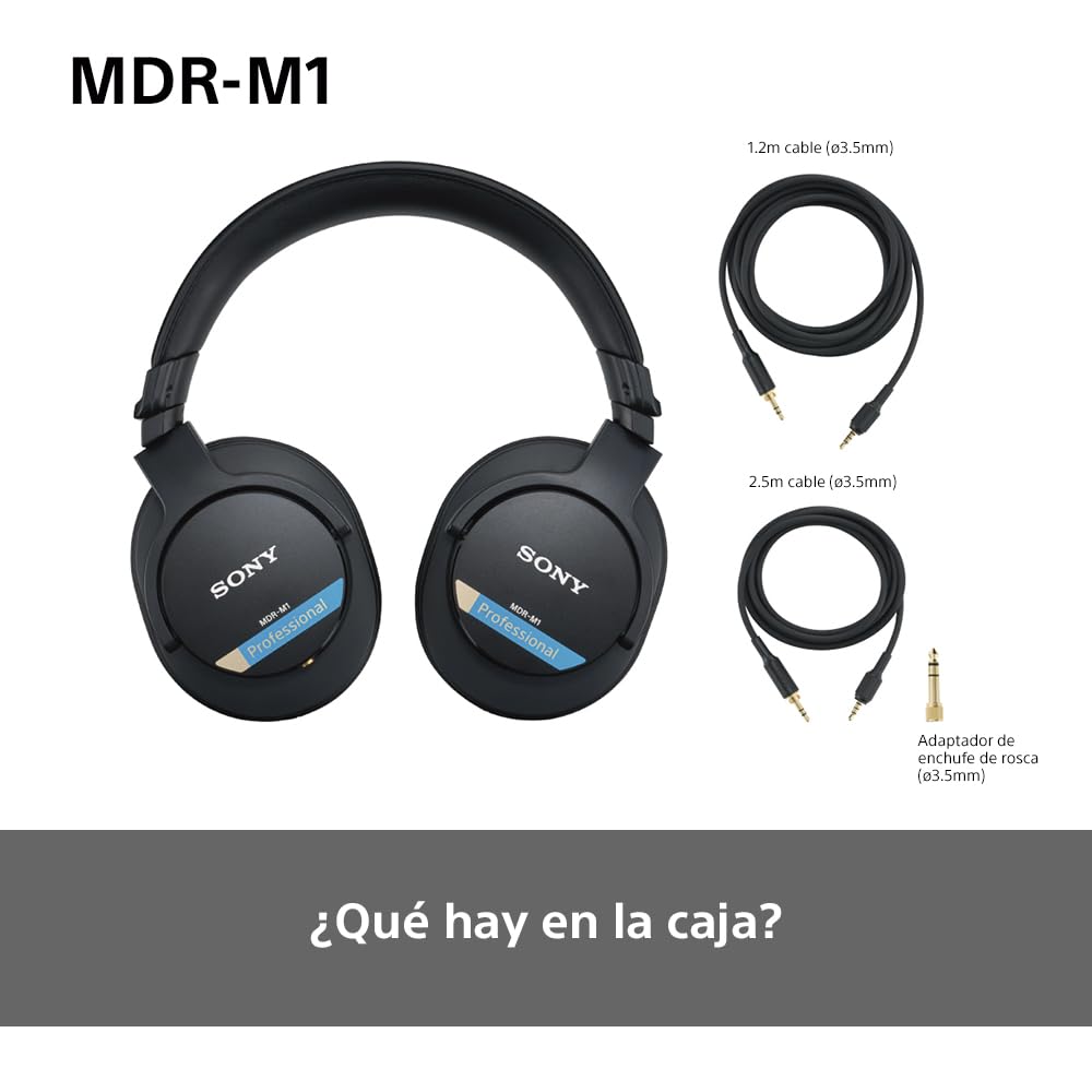 sony-mdr-m1-auriculares-de-estudio-cerrados-cableados-5hz-80khz-216g image 6