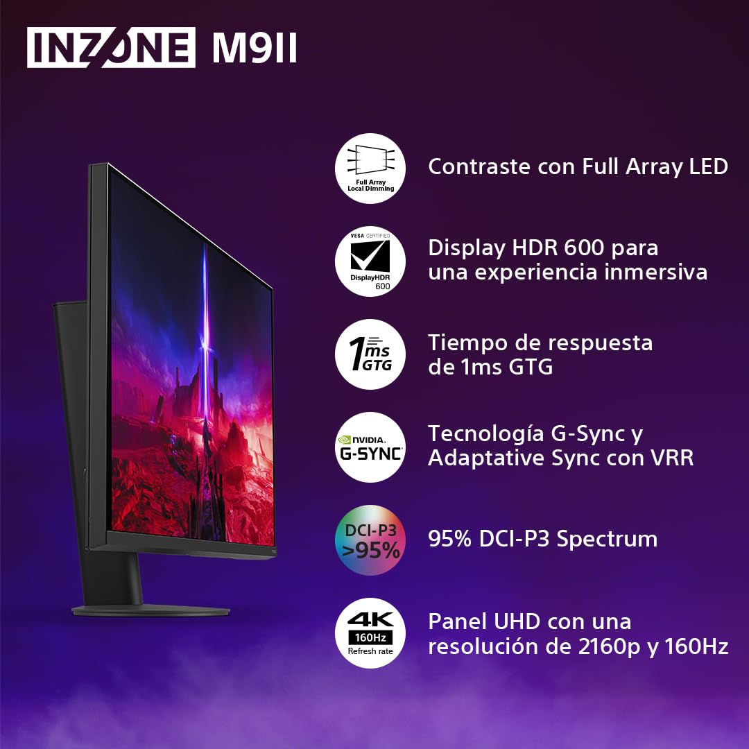 sony-inzone-m9ii-monitor-gaming-27-4k-uhd-160-hz-1-ms-gtg image 2