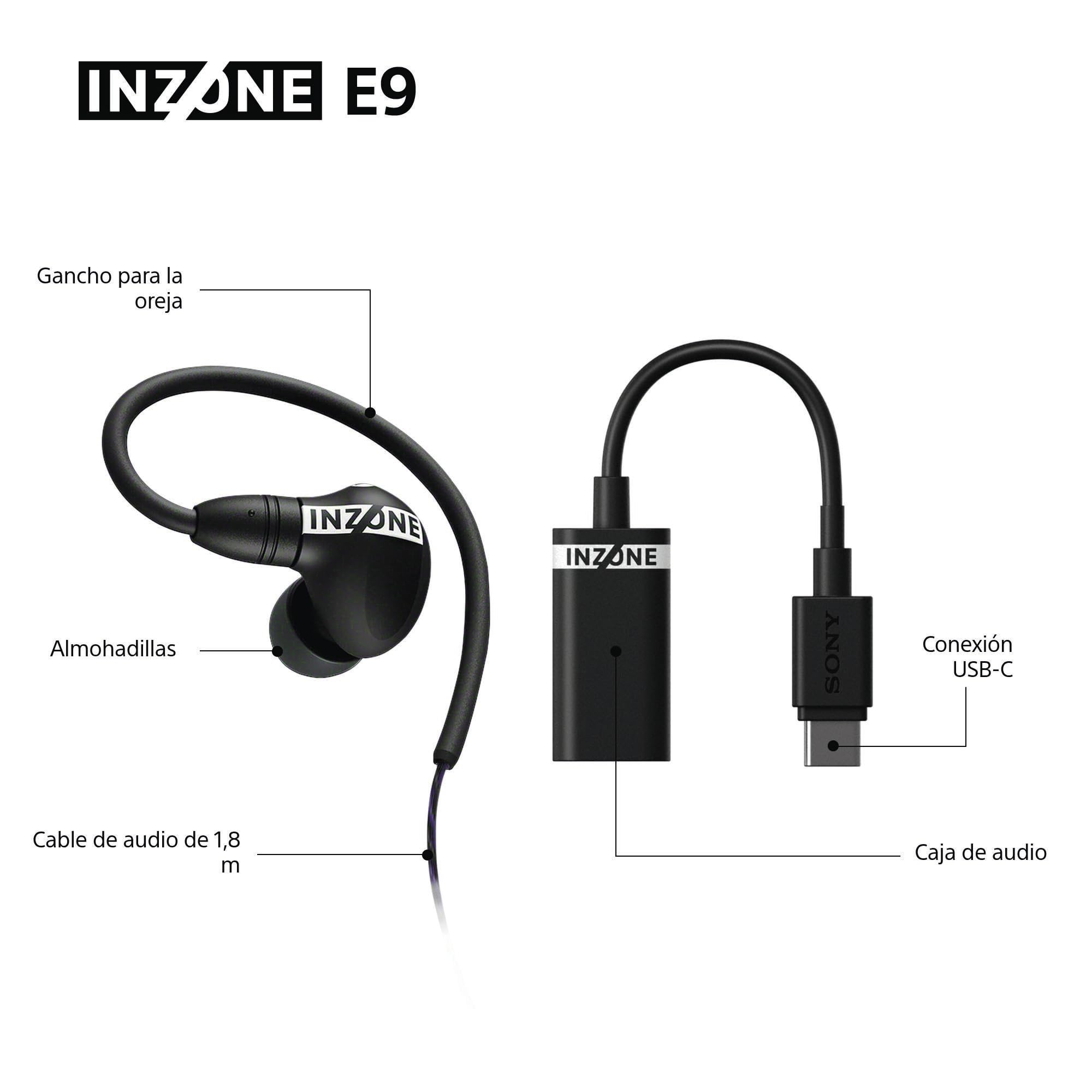 sony-inzone-e9-auriculares-gaming-in-ear-con-caja-de-audio-usb-c-y-estuche-negro image 7