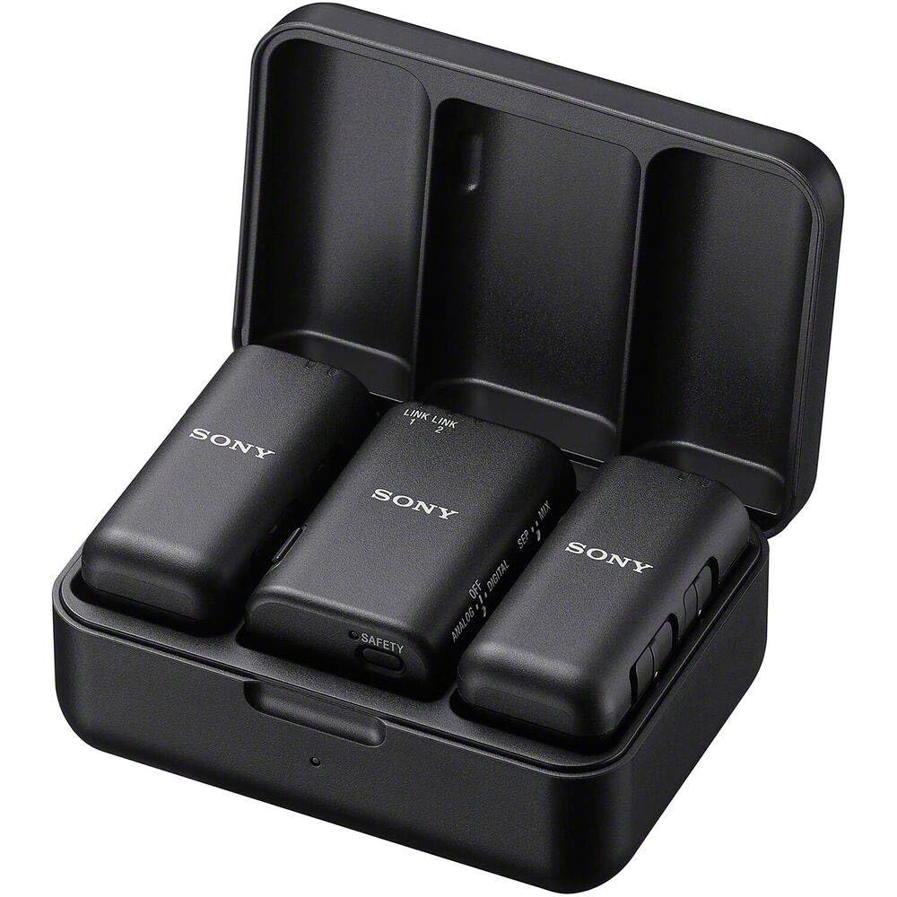 sony-ecm-w3-sistema-de-micr-fono-inal-mbrico-dual-con-estuche-de-carga-negro image 1