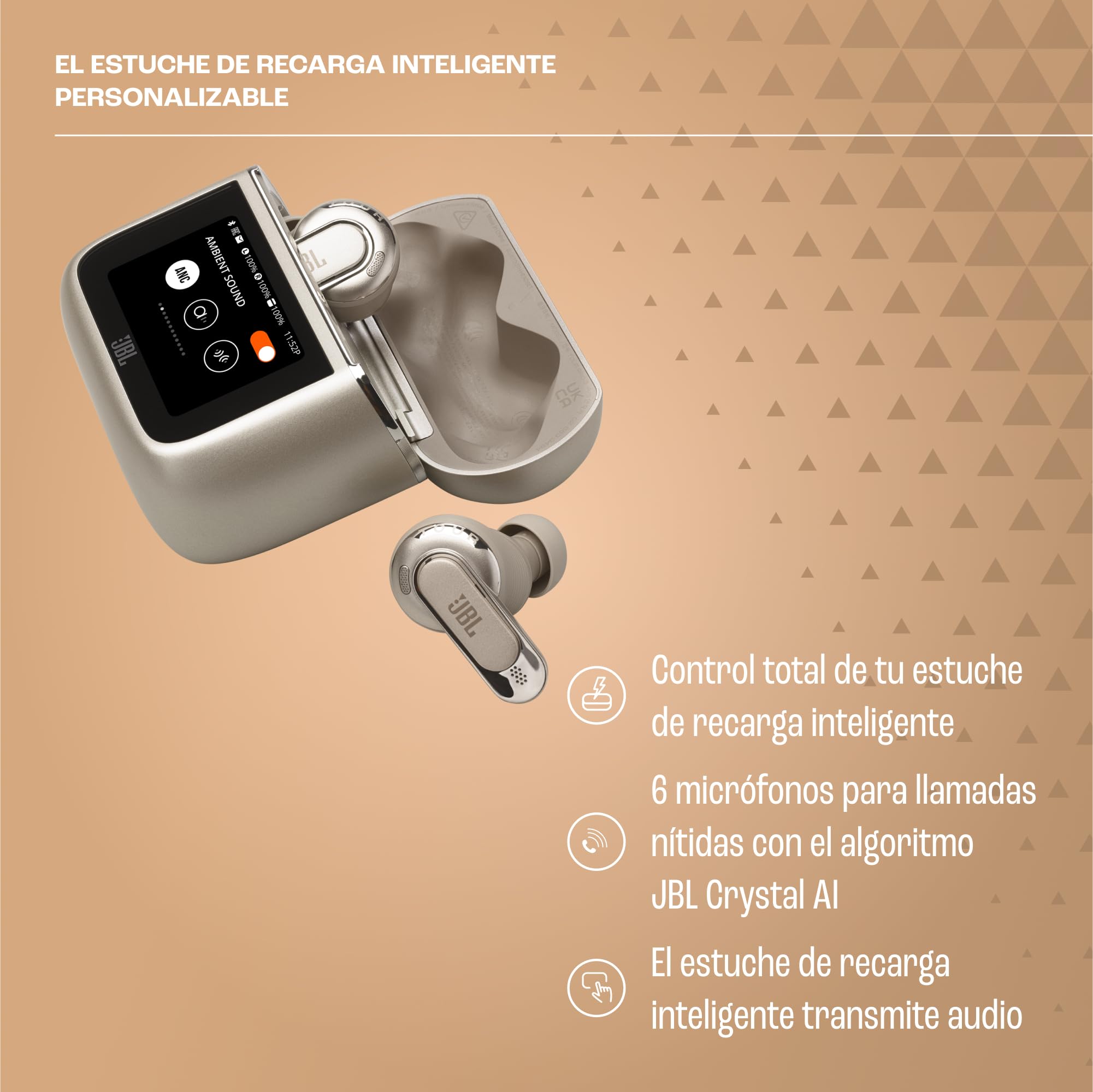 jbl-tour-pro-3-earbuds-inal-mbricos-true-wireless-con-estuche-de-carga-inteligen image 2