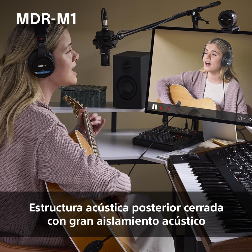 sony-mdr-m1-auriculares-de-estudio-cerrados-cableados-5hz-80khz-216g image 4