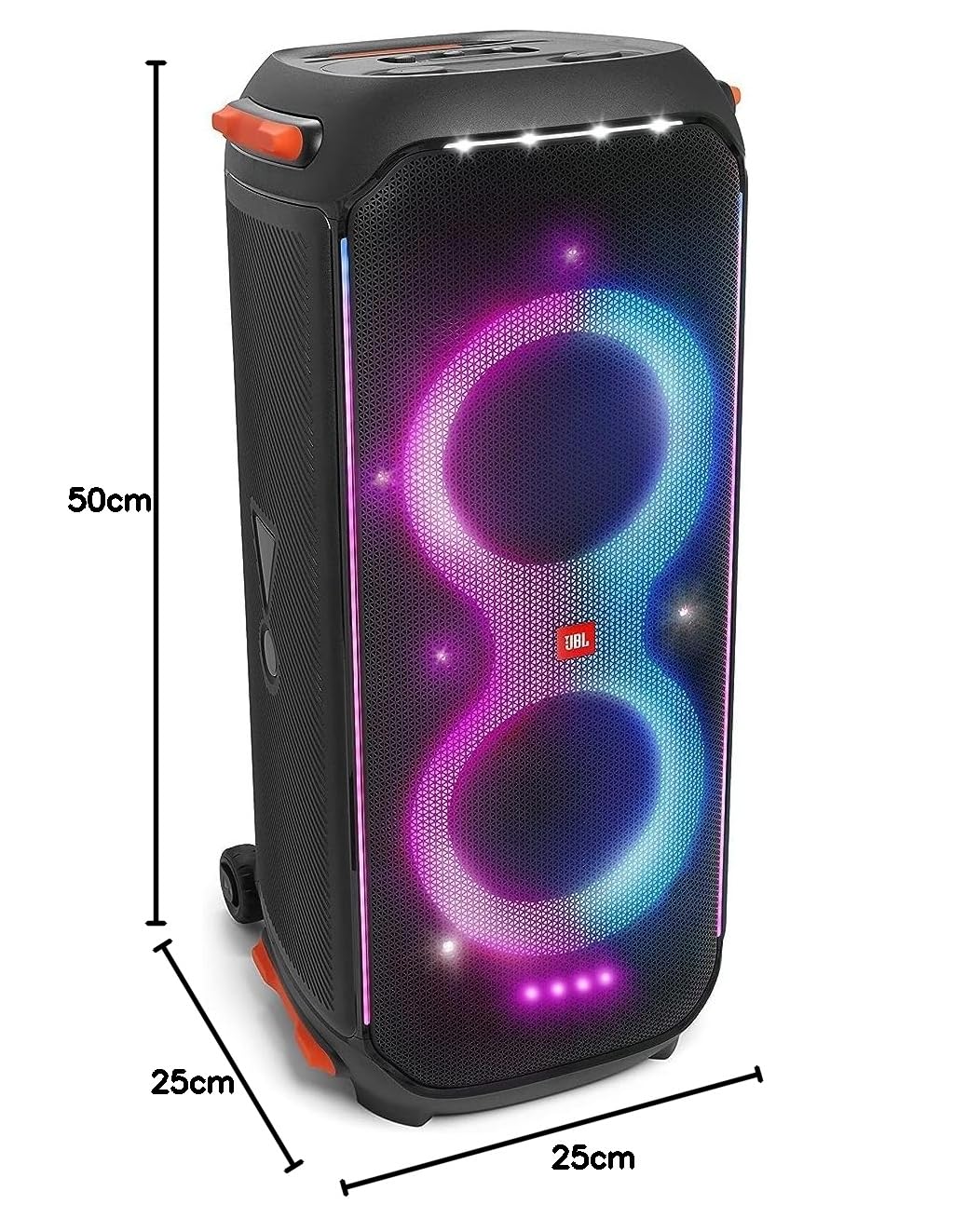 jbl-partybox-710-altavoz-bluetooth-800w-con-luces-ipx4-tws-karaoke-para-fiestas image 8