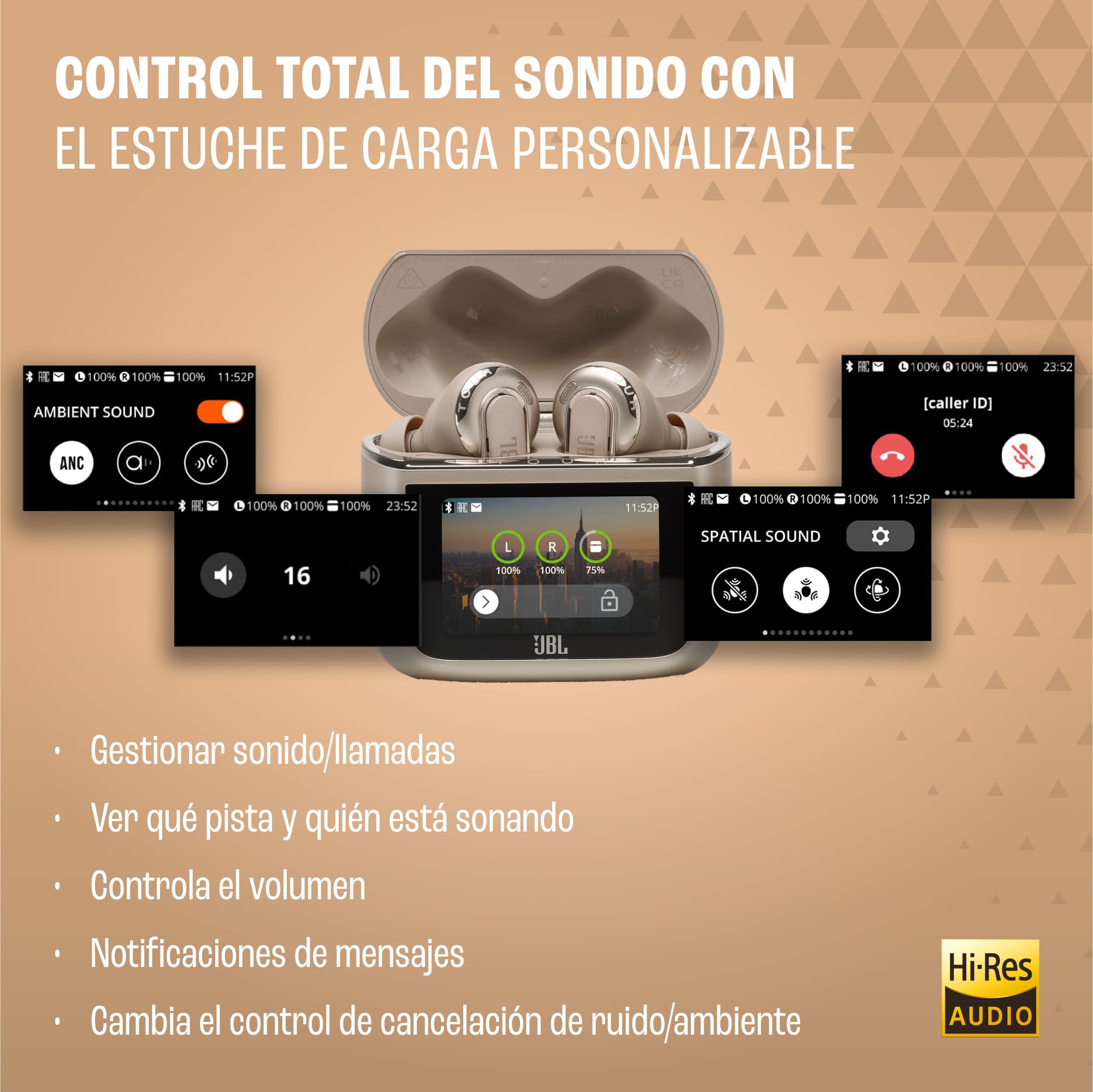 jbl-tour-pro-3-earbuds-inal-mbricos-true-wireless-con-estuche-de-carga-inteligen image 4