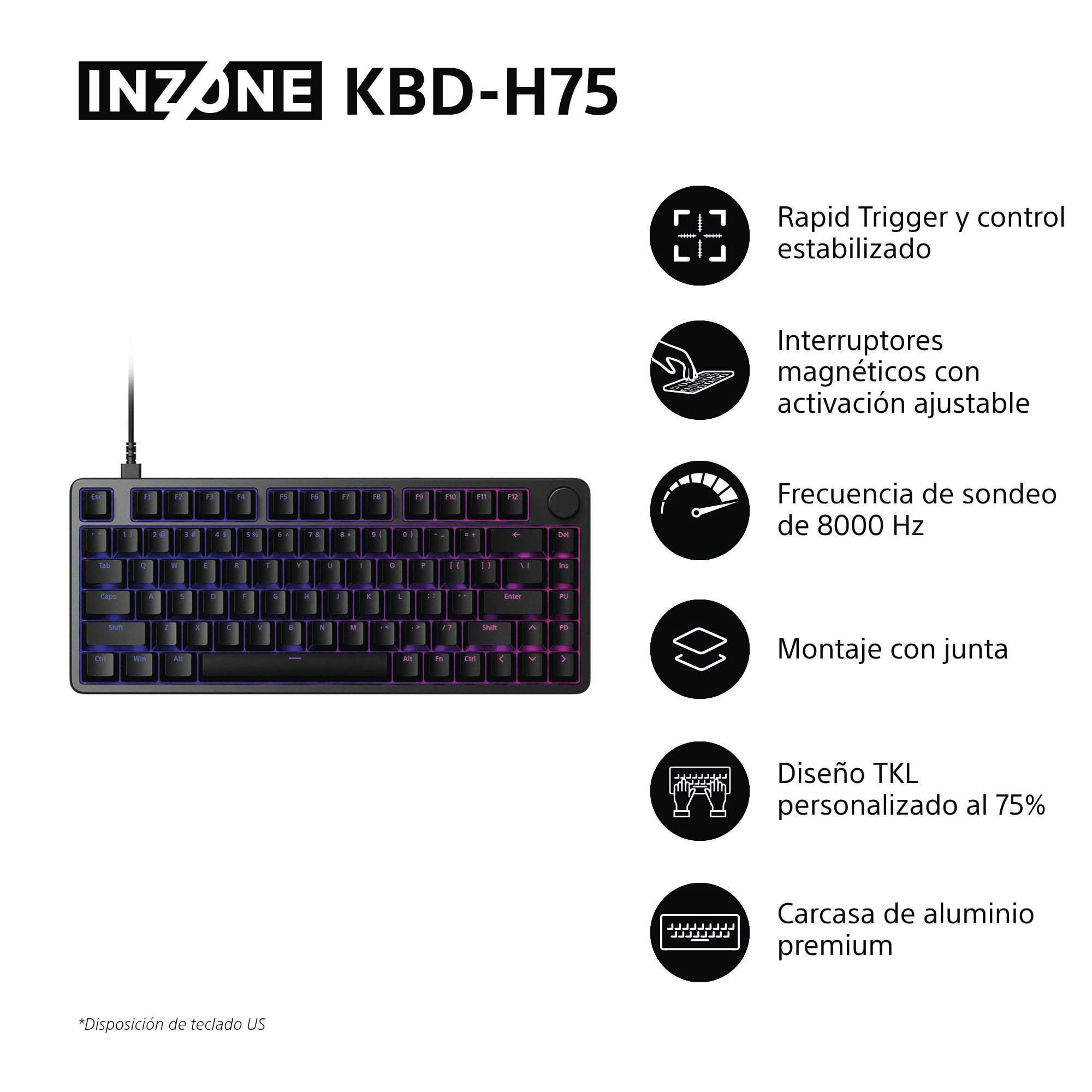 sony-inzone-kbd-h75-teclado-gaming-75-tkl-con-rapid-trigger-e-interruptores-magn image 2