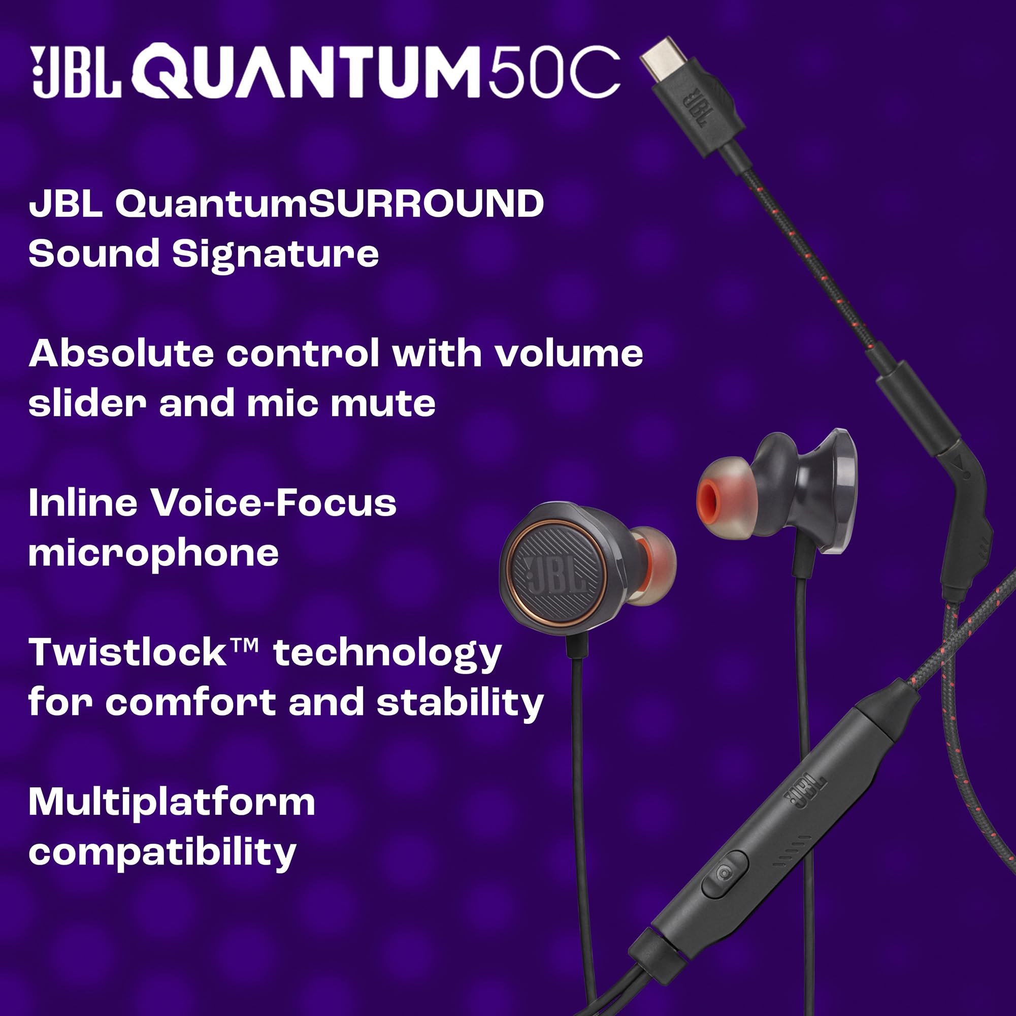 jbl-quantum-50c-auriculares-gaming-con-cable-usb-c-jbl-quantumsurround-y-micr-fo image 3