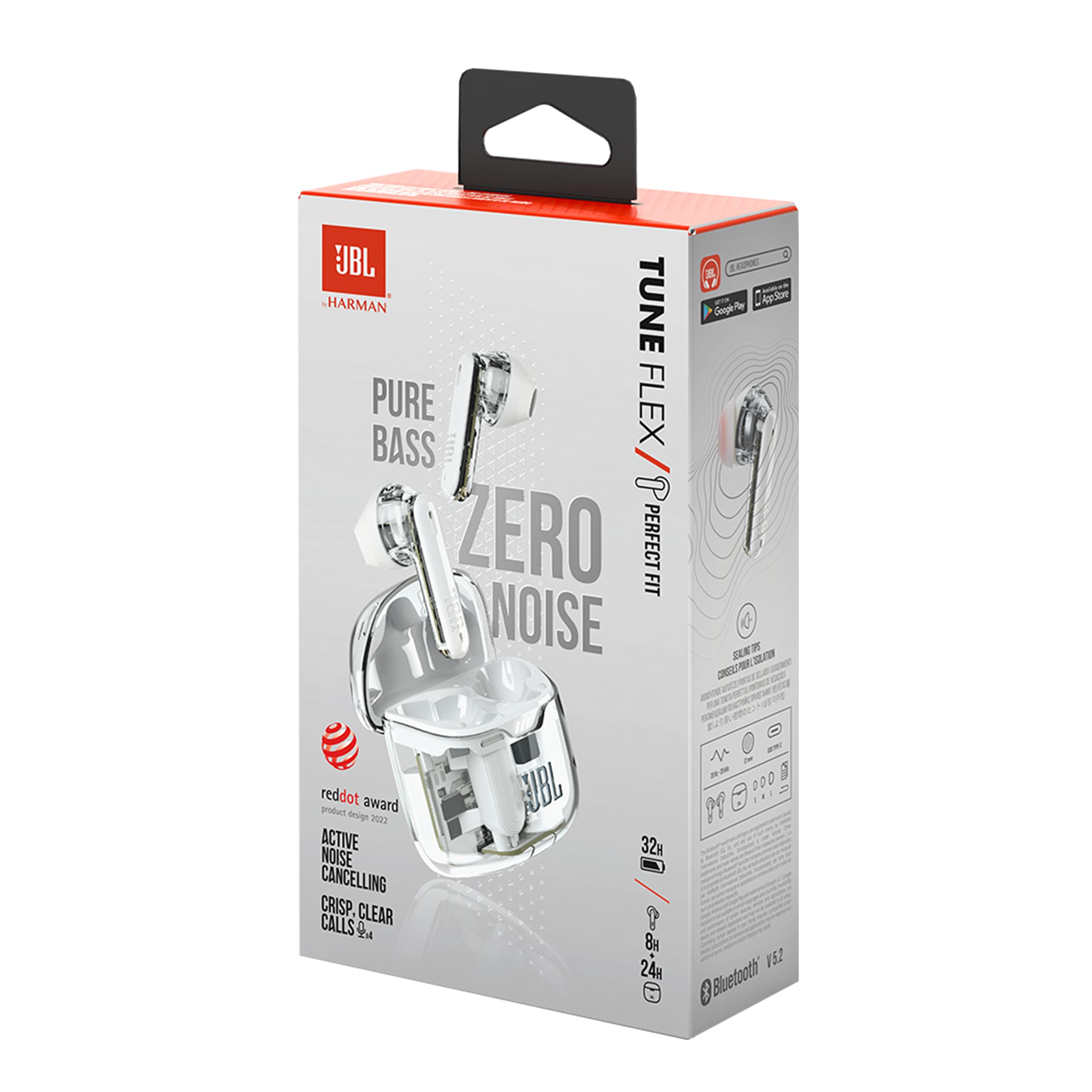 jbl-tune-flex-ghost-auriculares-in-ear-inal-mbricos-con-anc-bluetooth-ipx4-32h-d image 7