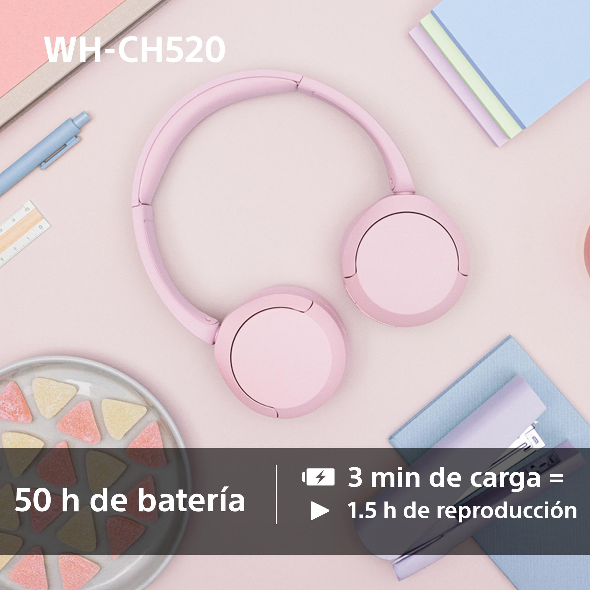 sony-wh-ch520-auriculares-bluetooth-on-ear-con-50h-de-bater-a-dsee-y-micr-fono-r image 5