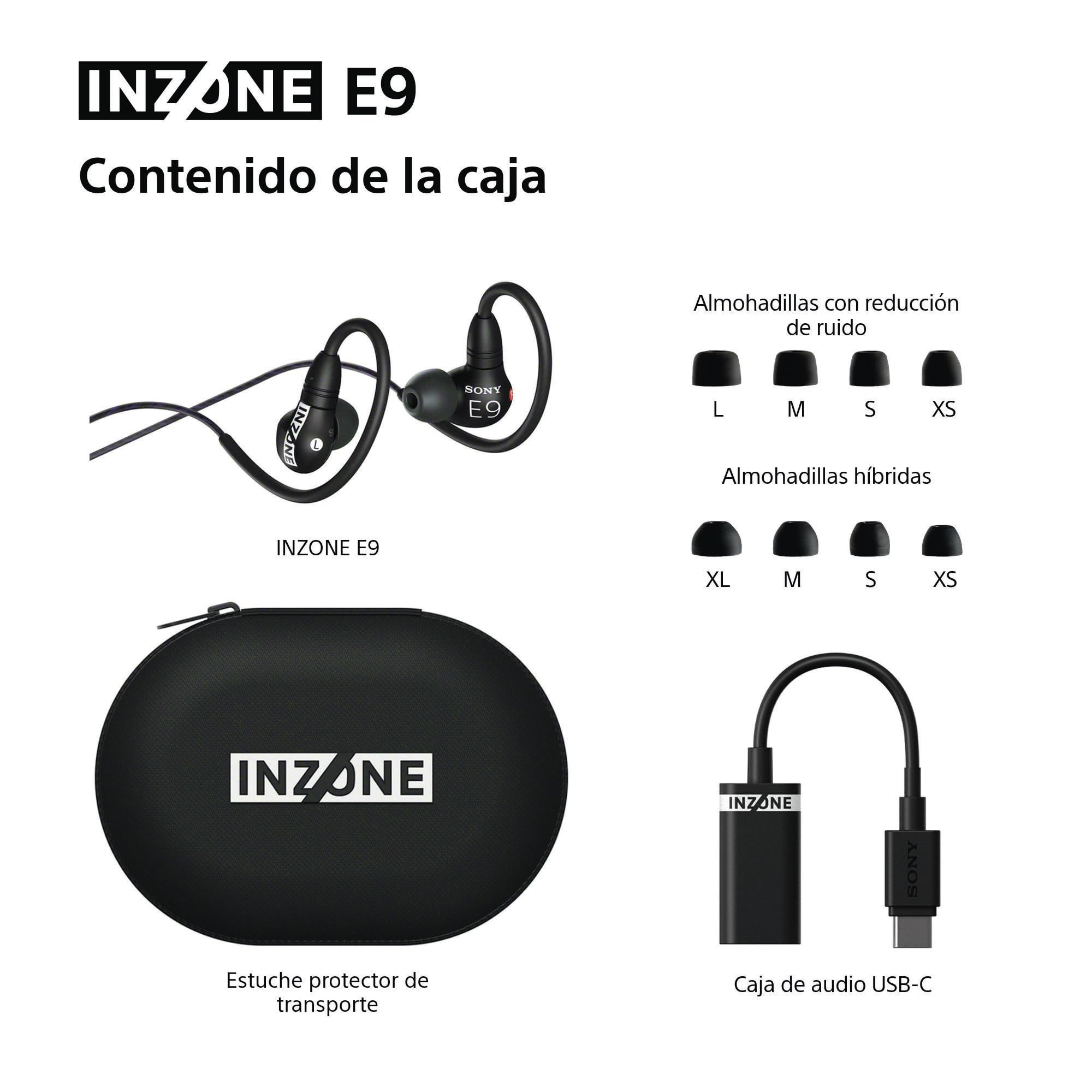 sony-inzone-e9-auriculares-gaming-in-ear-con-caja-de-audio-usb-c-y-estuche-negro image 8
