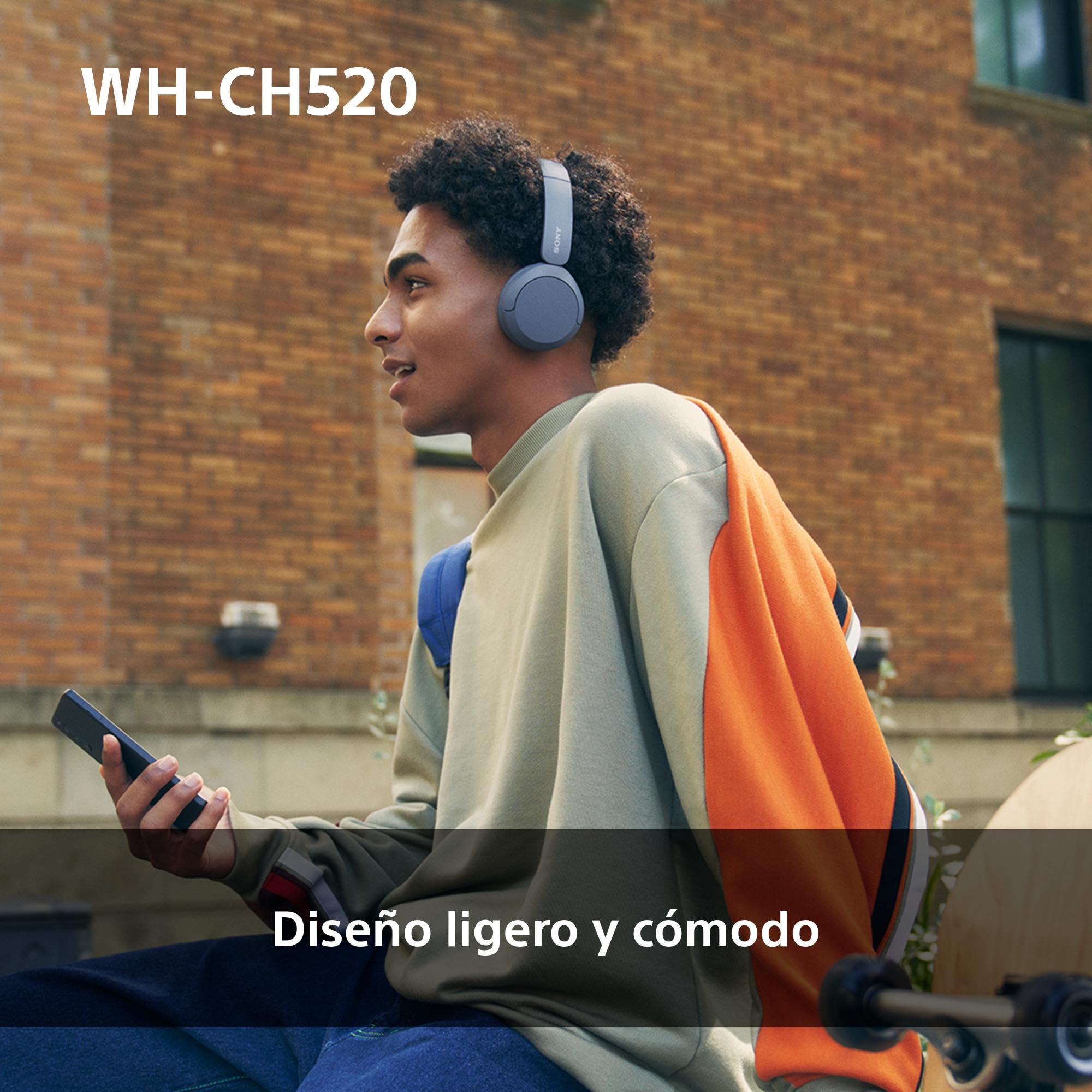 sony-wh-ch520-auriculares-bluetooth-on-ear-con-50h-de-bater-a-dsee-y-micr-fono-r image 4
