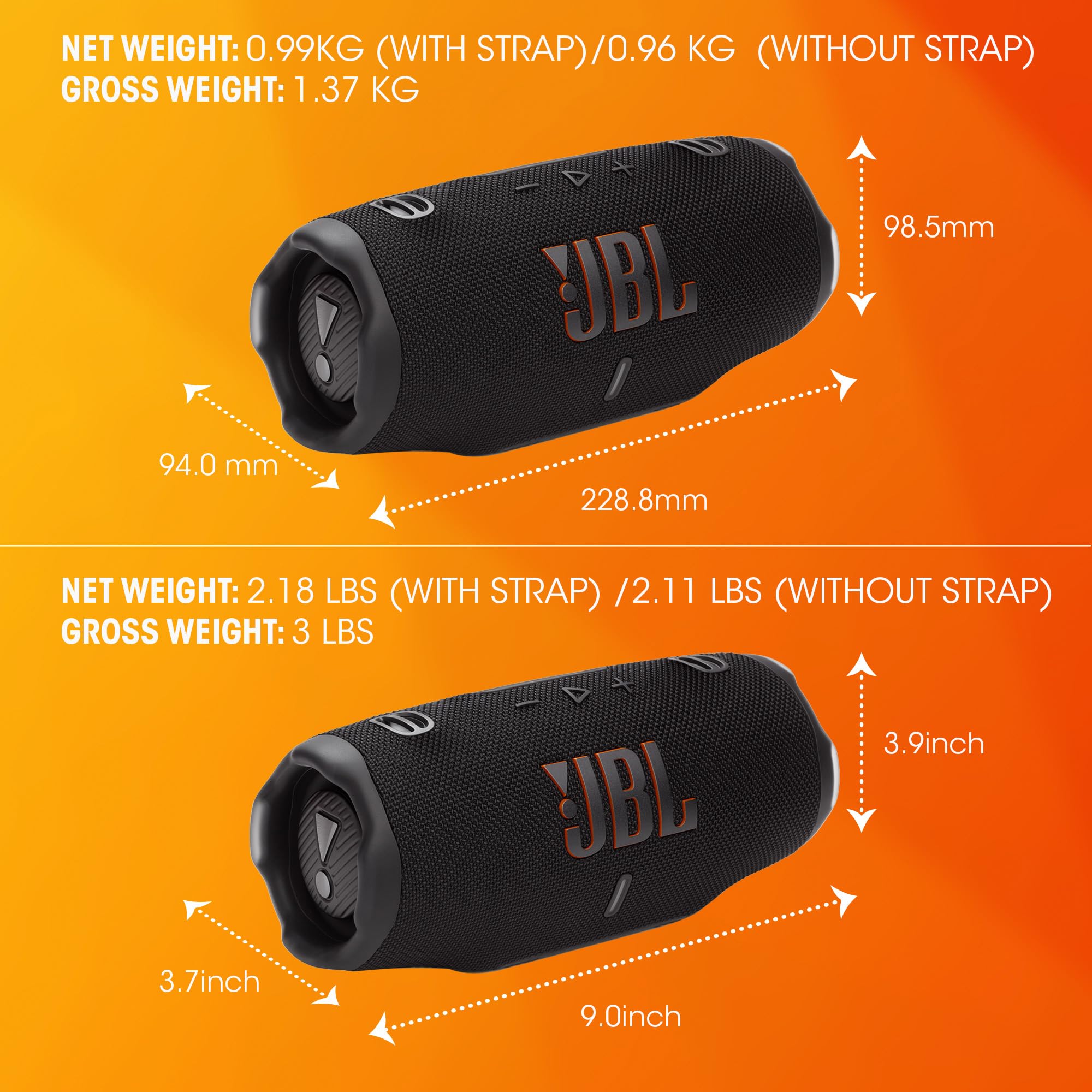 jbl-charge-6-altavoz-bluetooth-port-til-resistente-al-agua-negro image 3