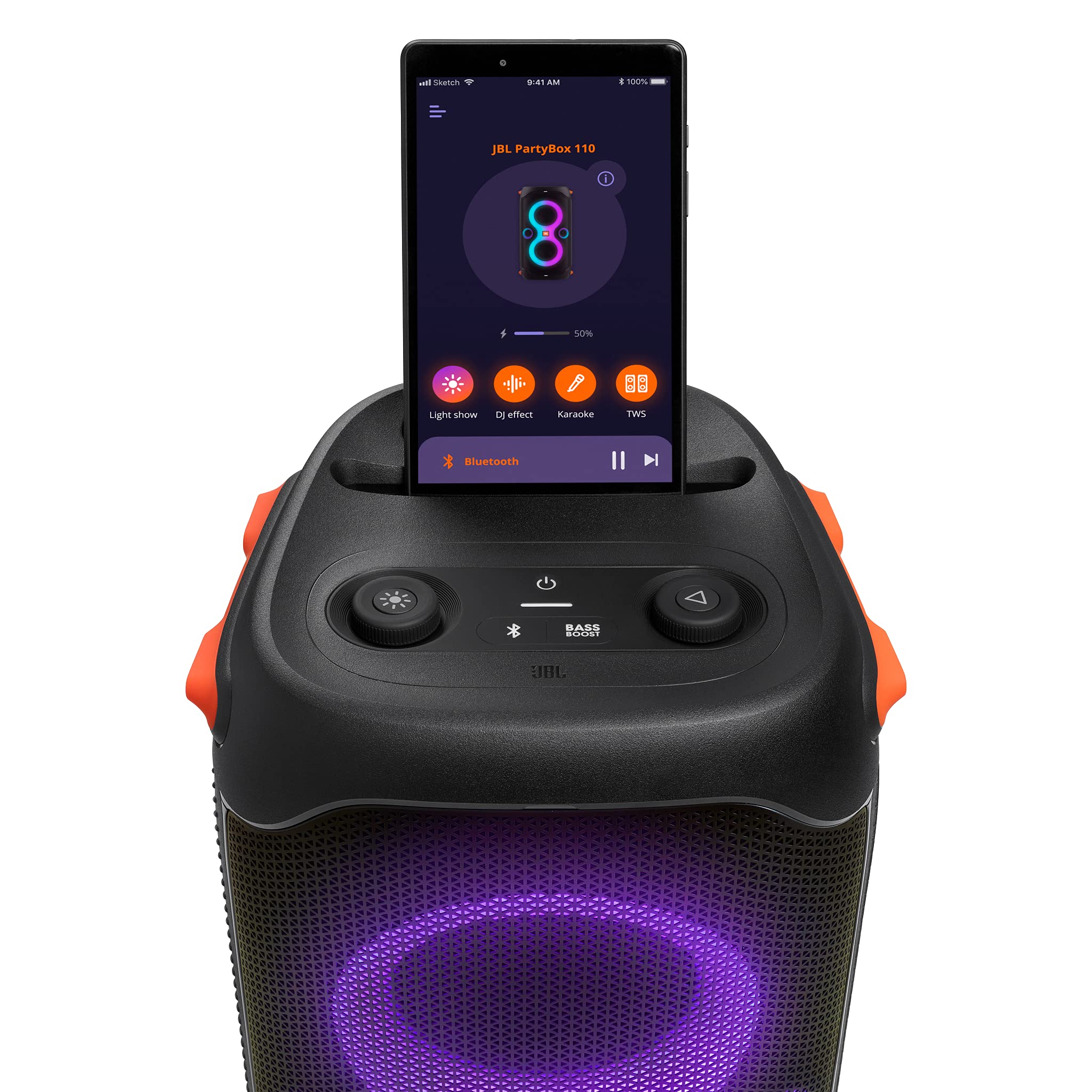 jbl-partybox-110-altavoz-bluetooth-port-til-con-efectos-de-luz-resistencia-ipx4- image 2