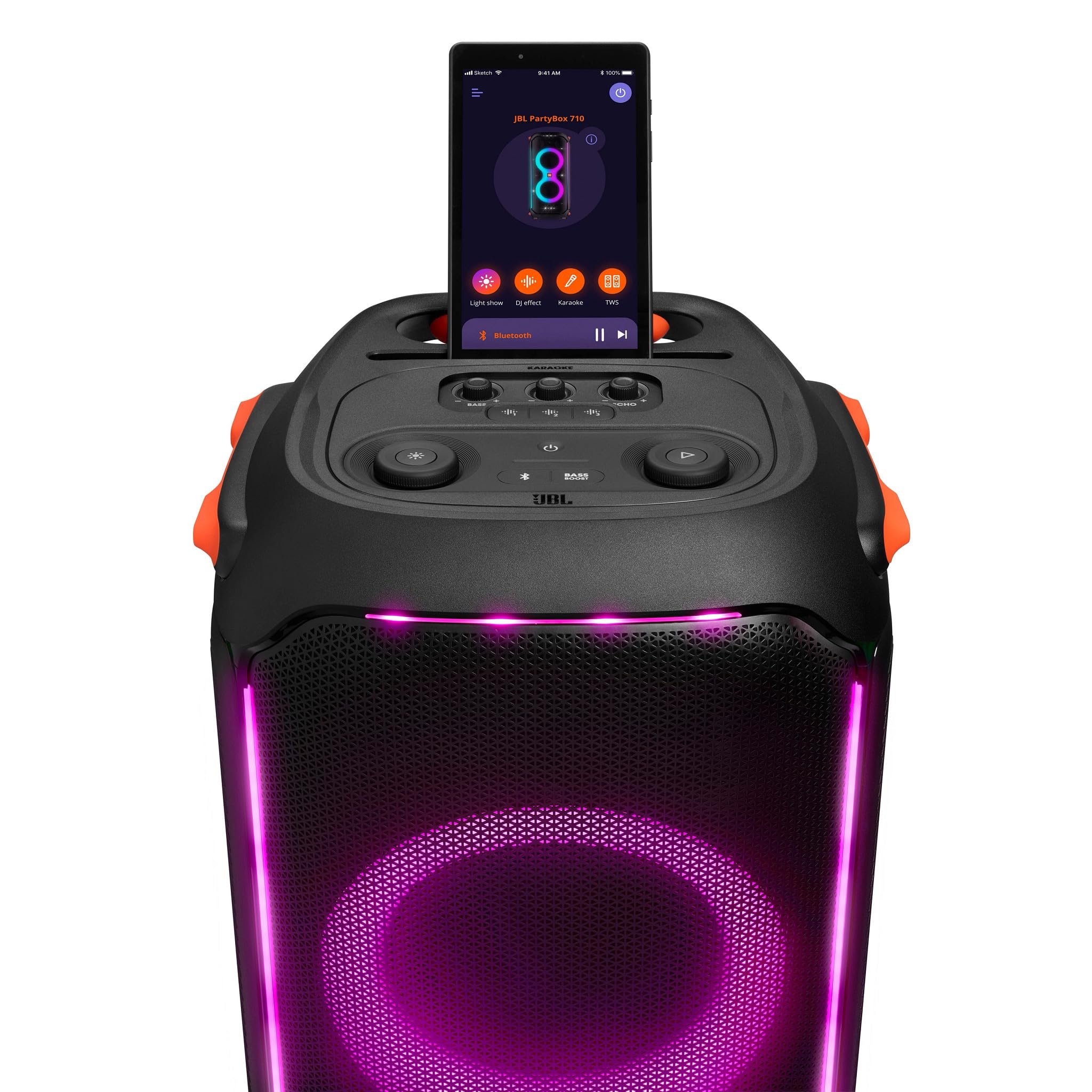 jbl-partybox-710-altavoz-bluetooth-800w-con-luces-ipx4-tws-karaoke-para-fiestas image 3