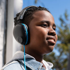 jlab-jbuddies-pro-wired-over-ear-kids-headphone-blue image 4