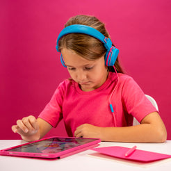 jlab-jbuddies-studio-auriculares-on-ear-para-ni-os-usb-c-azul-rosa image 8